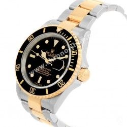 ROLEX VINTAGE INSERT BLEU & JAUNE GRADUE LUNETTE MONTRES SUBMARINER DATE OR & ACIER 16613,16618,16803,16808