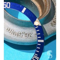 ROLEX RARE INSERT GRADUE LUNETTE BLEU MONTRES SUBMARINER DATE 16613,16618,16803,16808 LUMINOVA