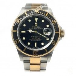 Rolex 90's Glossy Blue color Submariner Date Tutone 16803, 16613, 16808, 16618 Watch Bezel Graduated for sale