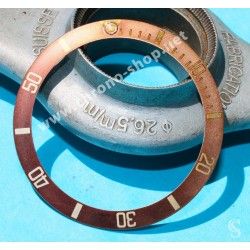 Rolex Submariner date watches 16800, 168000, 16610 Chocolat Bezel Insert Inlay Tritium dot for sale