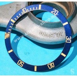 Rolex Submariner Date 18k Gold & 16613,16803,16808,16618 Watch Bezel Blue Insert Graduated Tritium