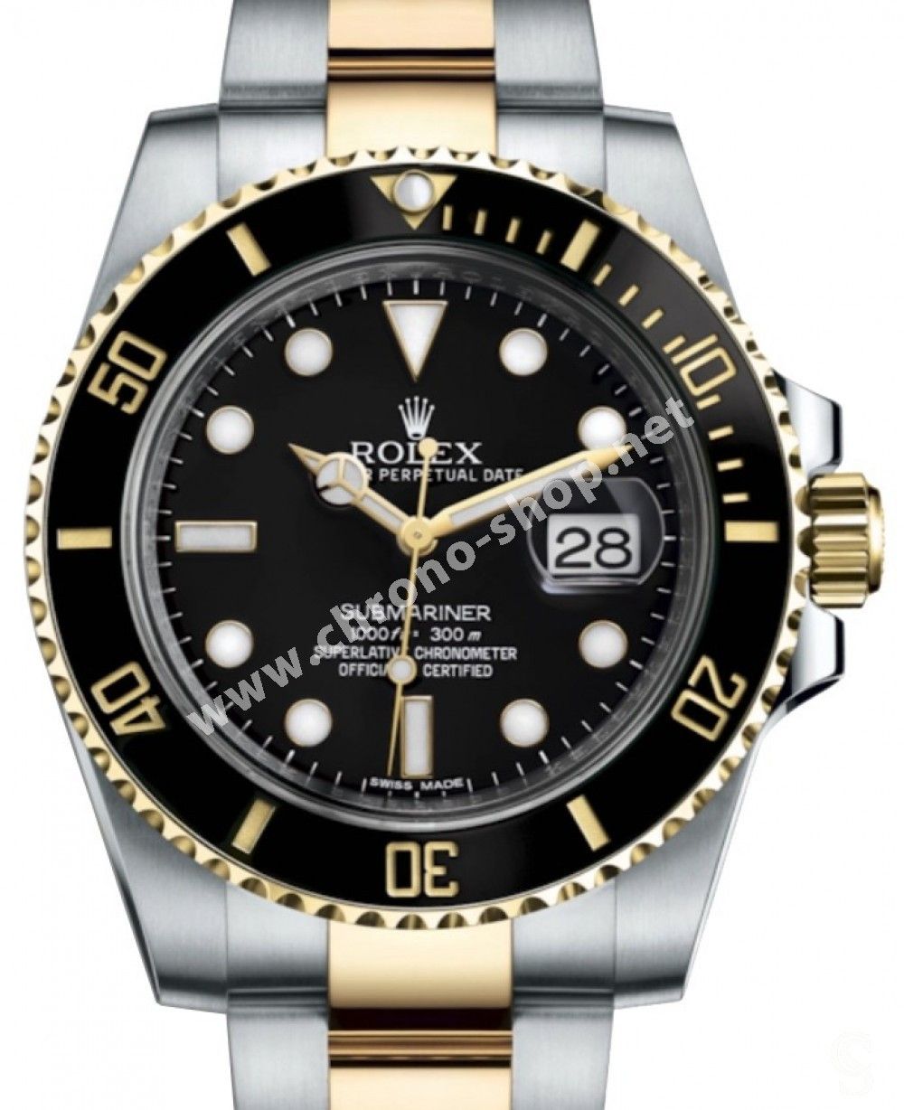 Rolex Genuine Submariner Date Ceramic Watch Black Grey insert watch ...