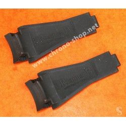 Rolex Original Rubber B Preowned ref M104B 20mm Black Strap fits Submariner 16800, 16610, 5512, 5513, 1680, 16600, 1665