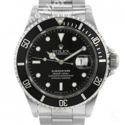 ORIGINAL ROLEX 16610 SUBMARINER DATE WATCH CASEBACK ref 2160 SSTEEL CAL  3035, 3135