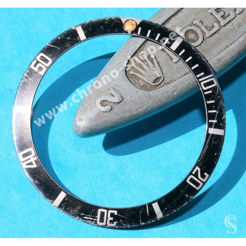 ROLEX ORIGINAL INSERT NOIR MONTRES SUBMARINER DATE 16800,168000,16610 TRITIUM