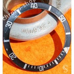 ROLEX RARE ACCESSOIRE MONTRES INSERT FADED NAVY BLUE MONTRES 14060, 14060M SUBMARINER PERLE LUMINOVA