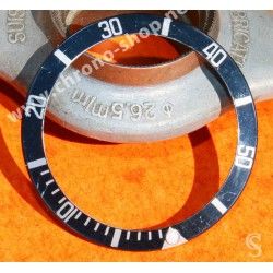 ROLEX ORIGINAL INSERT NOIR MONTRES SUBMARINER DATE 16800,168000,16610 PLOT LUMINOVA