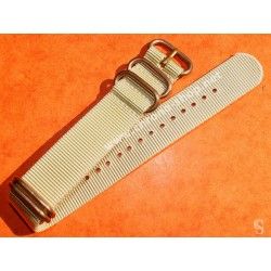 JAMES BOND KHAKI Nylon NATO WATCH BAND Strap Military G-10 BREITLING, IWC, ZENITH, PATEK, TAG HEUER, OMEGA