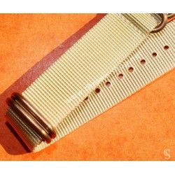 JAMES BOND KHAKI Nylon NATO WATCH BAND Strap Military G-10 BREITLING, IWC, ZENITH, PATEK, TAG HEUER, OMEGA