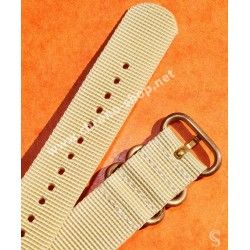 JAMES BOND KHAKI Nylon NATO WATCH BAND Strap Military G-10 BREITLING, IWC, ZENITH, PATEK, TAG HEUER, OMEGA