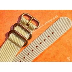 JAMES BOND KHAKI Nylon NATO WATCH BAND Strap Military G-10 BREITLING, IWC, ZENITH, PATEK, TAG HEUER, OMEGA