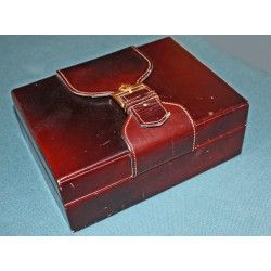 Vintage Luxury Estate Rolex Leather & Wood Watch Box from Daydate, President, Daytona