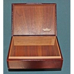 Vintage Luxury Estate Rolex Leather & Wood Watch Box from Daydate, President, Daytona