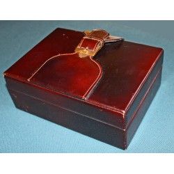 Vintage Luxury Estate Rolex Leather & Wood Watch Box from Daydate, President, Daytona