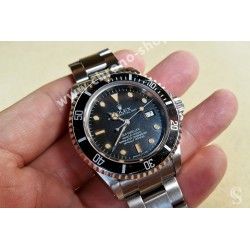 Rolex Sea-dweller watch part 16600,16660 Bezel Graduated diver Luminova Insert inlay