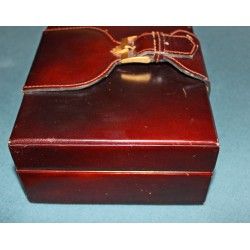 Vintage Luxury Estate Rolex Leather & Wood Watch Box from Daydate, President, Daytona