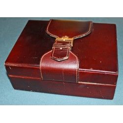 Vintage Luxury Estate Rolex Leather & Wood Watch Box from Daydate, President, Daytona