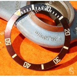 Rolex Sea-dweller watch part 16600, 16660 Bezel Graduated diver Faded Tropical Insert inlay