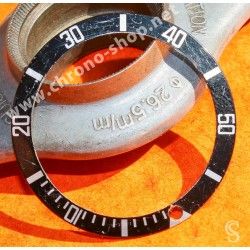 Rolex 80's Sea-dweller watch part 16600,16660 Bezel Graduated diver Tritium Insert inlay Fat Four