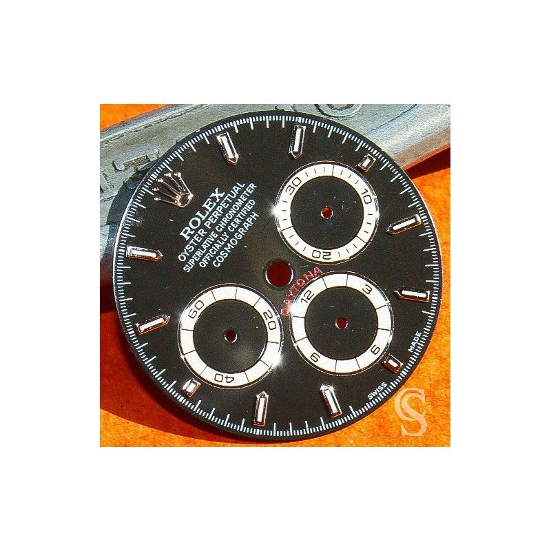 ★Rolex Vintage Black Watch Dial Mk V Daytona Cosmograph Zenith 16520 cal 4030 El Primero SWISS MADE★