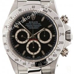 ★Rolex Vintage Black Watch Dial Mk V Daytona Cosmograph Zenith 16520 cal 4030 El Primero SWISS MADE★