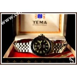 YEMA VINTAGE 70's BRACELET VINTAGE MAILLE Hexagone DE MONTRES ACIER 18mm YEMA SUPERMAN 59056, 87055, 77136