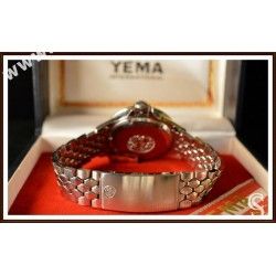 YEMA VINTAGE 70's BRACELET VINTAGE MAILLE Hexagone DE MONTRES ACIER 18mm YEMA SUPERMAN 59056, 87055, 77136