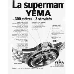 YEMA VINTAGE 70's BRACELET VINTAGE MAILLE Hexagone DE MONTRES ACIER 18mm YEMA SUPERMAN 59056, 87055, 77136