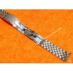 YEMA VINTAGE 70's BRACELET VINTAGE MAILLE Hexagone DE MONTRES ACIER 18mm YEMA SUPERMAN 59056, 87055, 77136