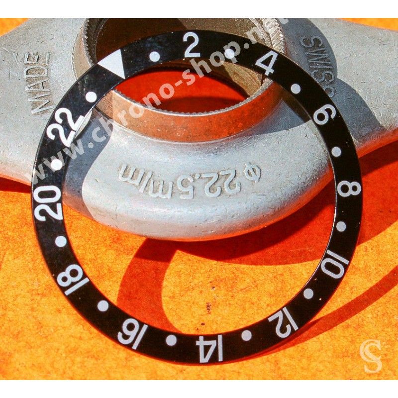 Rolex GMT Master watch Black color S/S 16700,16710,16760 Bezel 24H Insert Part