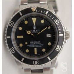 Rolex Sea-dweller watch part 16600, 16660 Bezel Graduated diver Faded Tropical Insert inlay