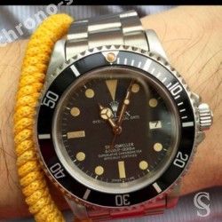 Rolex Sea-dweller watch part 16600, 16660 Bezel Graduated diver Faded Tropical Insert inlay