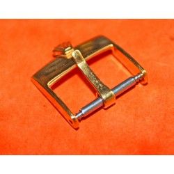 ORIGINALE BOUCLE ROLEX PLAQUE OR EN 16mm pour bracelets cuir 20mm