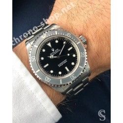 ROLEX RARE ACCESSOIRE MONTRES INSERT FADED BLEU GRIS MONTRES 14060,14060M SUBMARINER PERLE TRITIUM