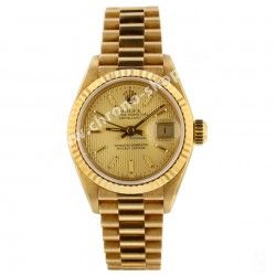 ROLEX MONTRES DAMES LADY DATEJUST 69173, 69178, SET AIGUILLES OR JAUNE TRITIUM Cal. 2035, 2135