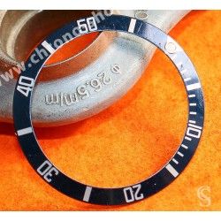 ROLEX RARE ACCESSOIRE MONTRES INSERT FADED BLEU MONTRES 16800,168000,16610 SUBMARINER DATE PERLE LUMINOVA