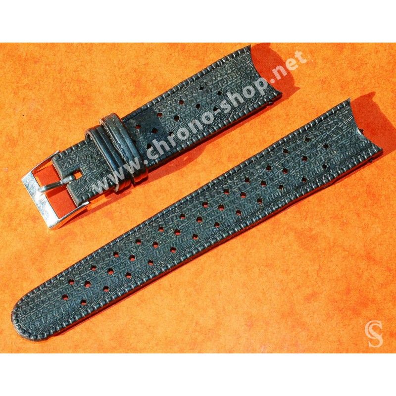 Genuine 70's 19mm Tropic Swiss dive watch strap bracelet curved ends NOS 1960s/70s Rolex, Tudor, omega, IWC, Triton