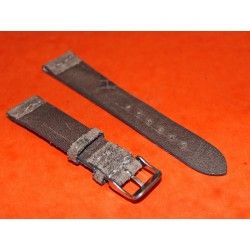 Vintage Genuine suede leather 20mm light brown watch strap band handcrafted bracelet Rolex 5508, 6536, 6538, 6542, 5512 PCG