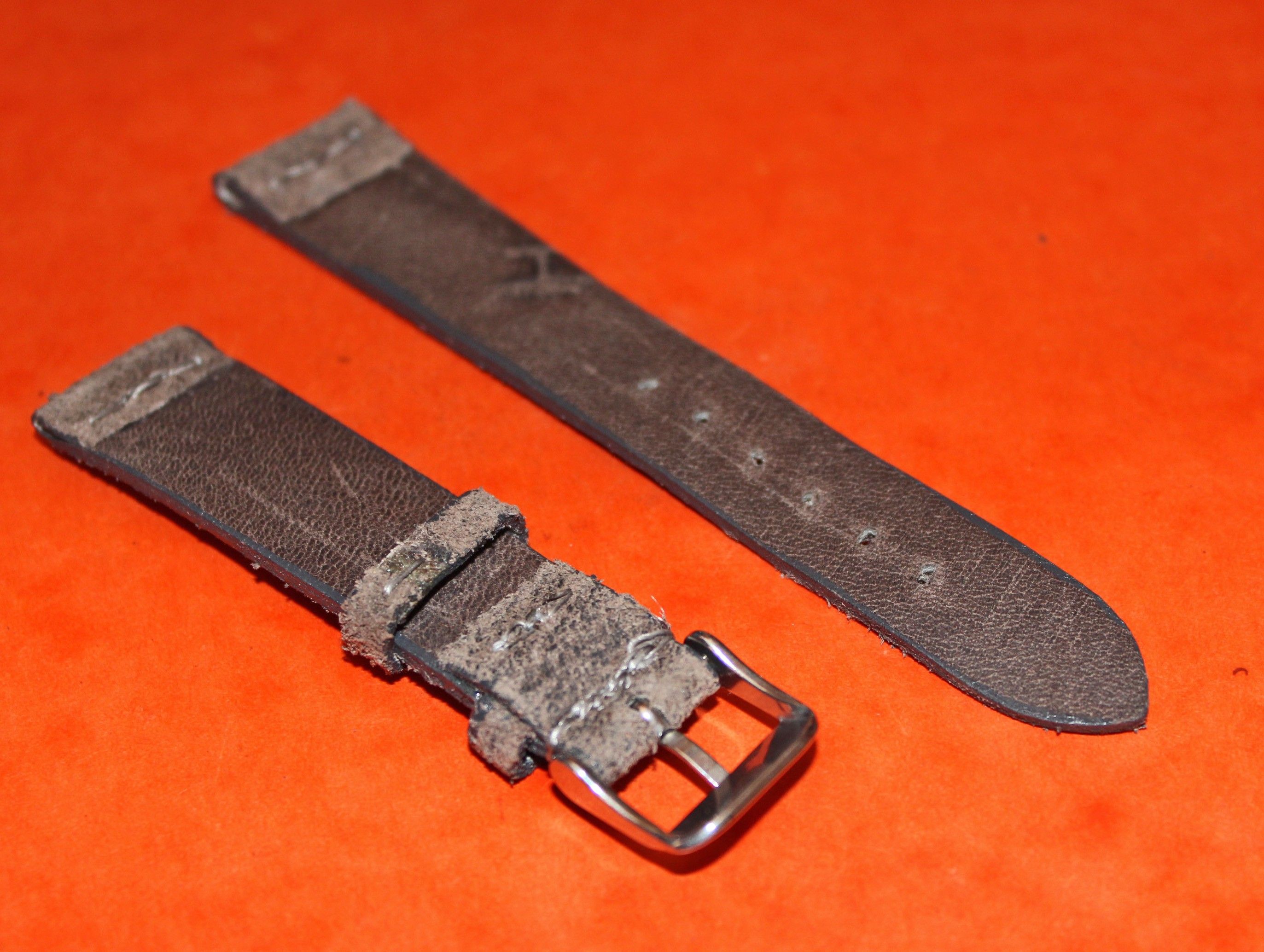 Bracelet De Montre En Daim à Libération Rapide - Largeur 16-22 Mm, Boucle Inox - Pour Homme/femme