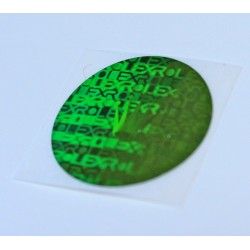 Rolex Watch caseback Hologram Sticker Decal, green Submariner, GMT, Explorer, Daytona 16610, 116520, 16710,16570, 14270, 14060