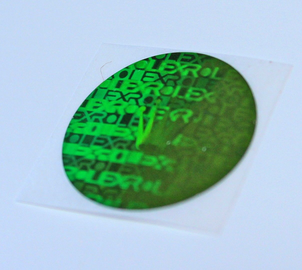 rolex hologram sticker