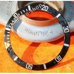 Rolex 90's Black color Submariner Date Tutone 16803, 16613, 16808, 16618 Watch Bezel Graduated Tritium Insert Part