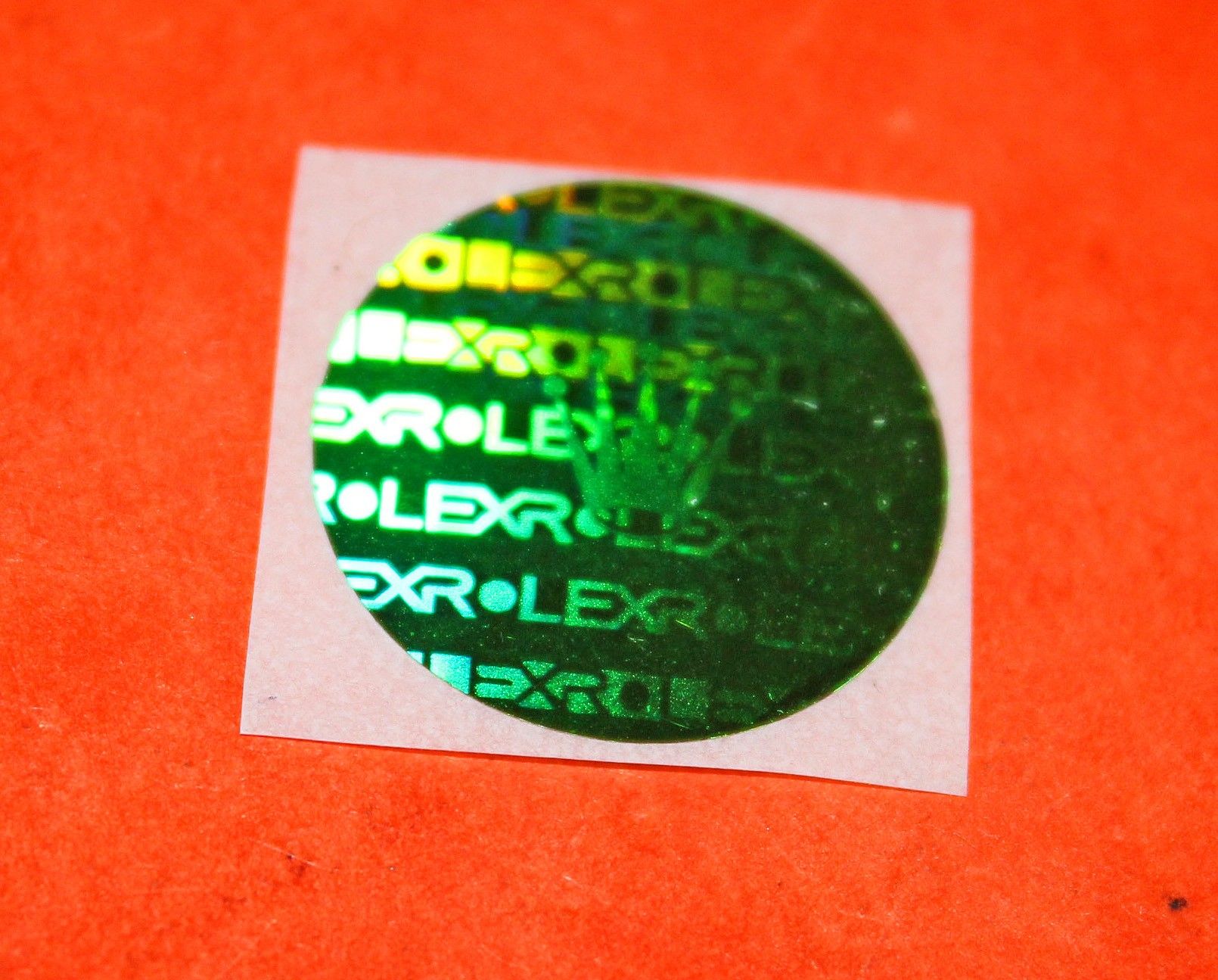 rolex case back sticker