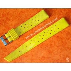 Vintage Yellow Watch 70's 16mm ALASKA Tropic SUB Dive Strap New Old Stock Watch Band nos