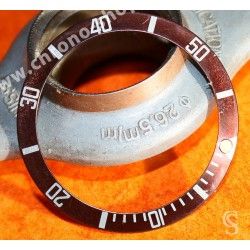 Rolex Submariner date watches 16800,168000,16610,16613,16618,16808 Pre Tropical Brown Bezel Insert Inlay