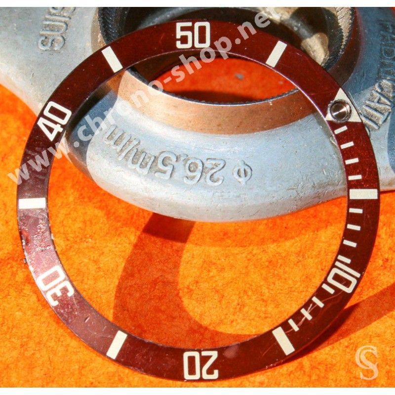 Rolex Submariner date watches 16800,168000,16610,16613,16618,16808 Pre Tropical Brown Bezel Insert Inlay