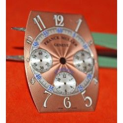 RARE GENUINE FRANCK MULLER CHRONO SALMON SHADES DIAL RECTANGLE