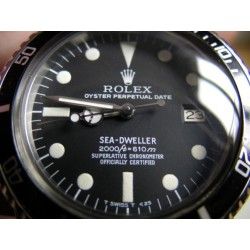 ROLEX RARE VINTAGE ORIGINAL VERRE TROPIC PLEXIGLAS SUPERDOME 39 MONTRE SEA-DWELLER 1665, DRSD ORIGINAL 