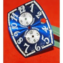 RARE GENUINE BLUE COLOR MASTER BANKER FRANCK MULLER CHRONO DIAL RECTANGLE