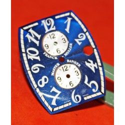 RARE GENUINE BLUE COLOR MASTER BANKER FRANCK MULLER CHRONO DIAL RECTANGLE